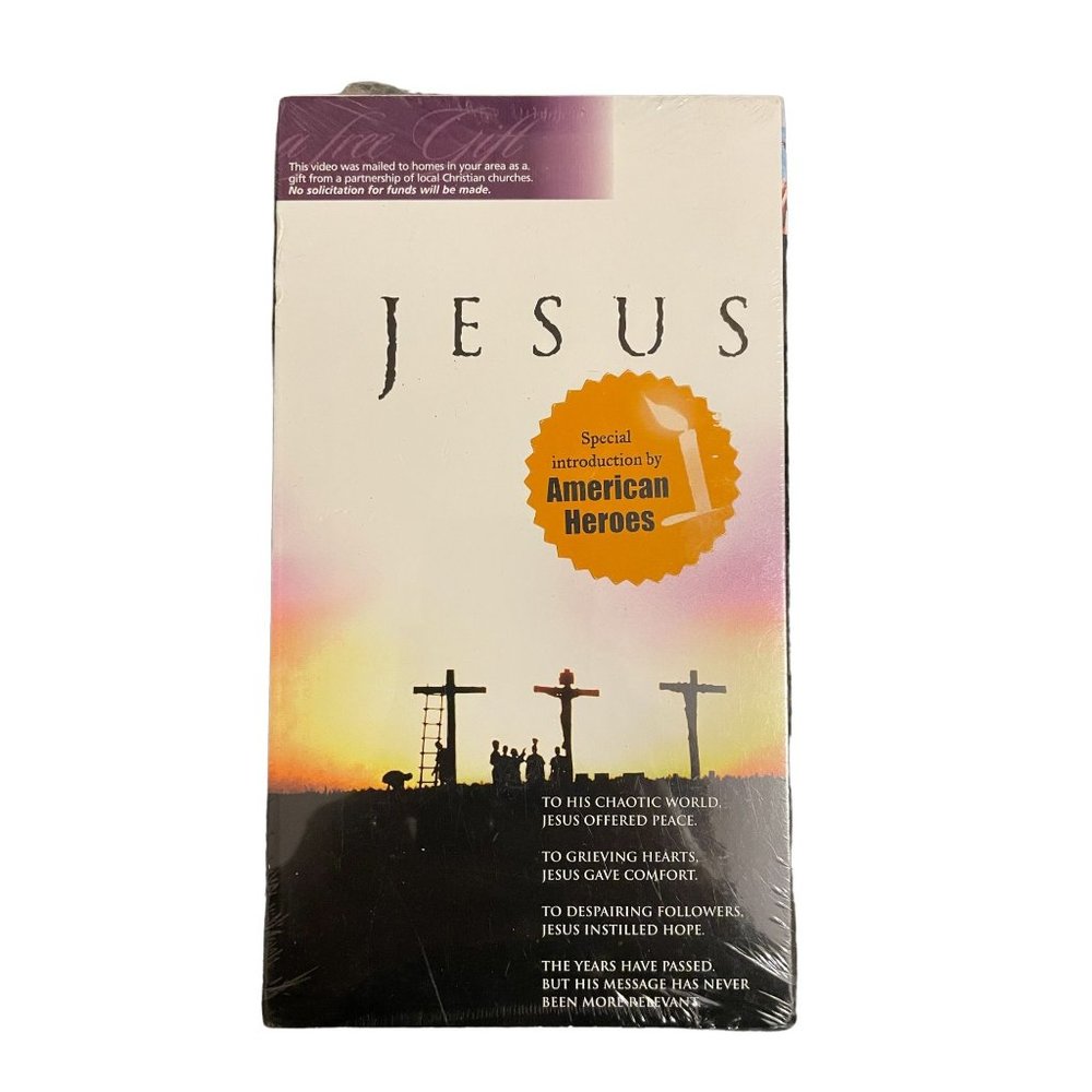 Jesus VHS Tape Jesus Video Project New Sealed